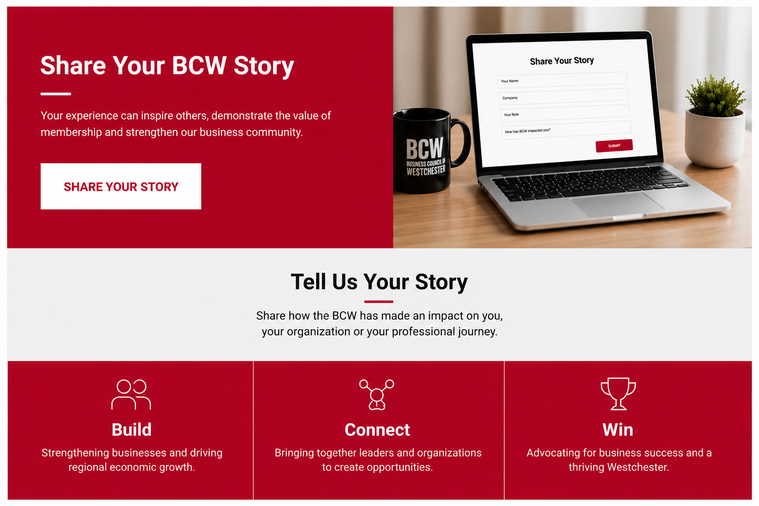 Share Your BCW Story and Your Impact, Our Mission